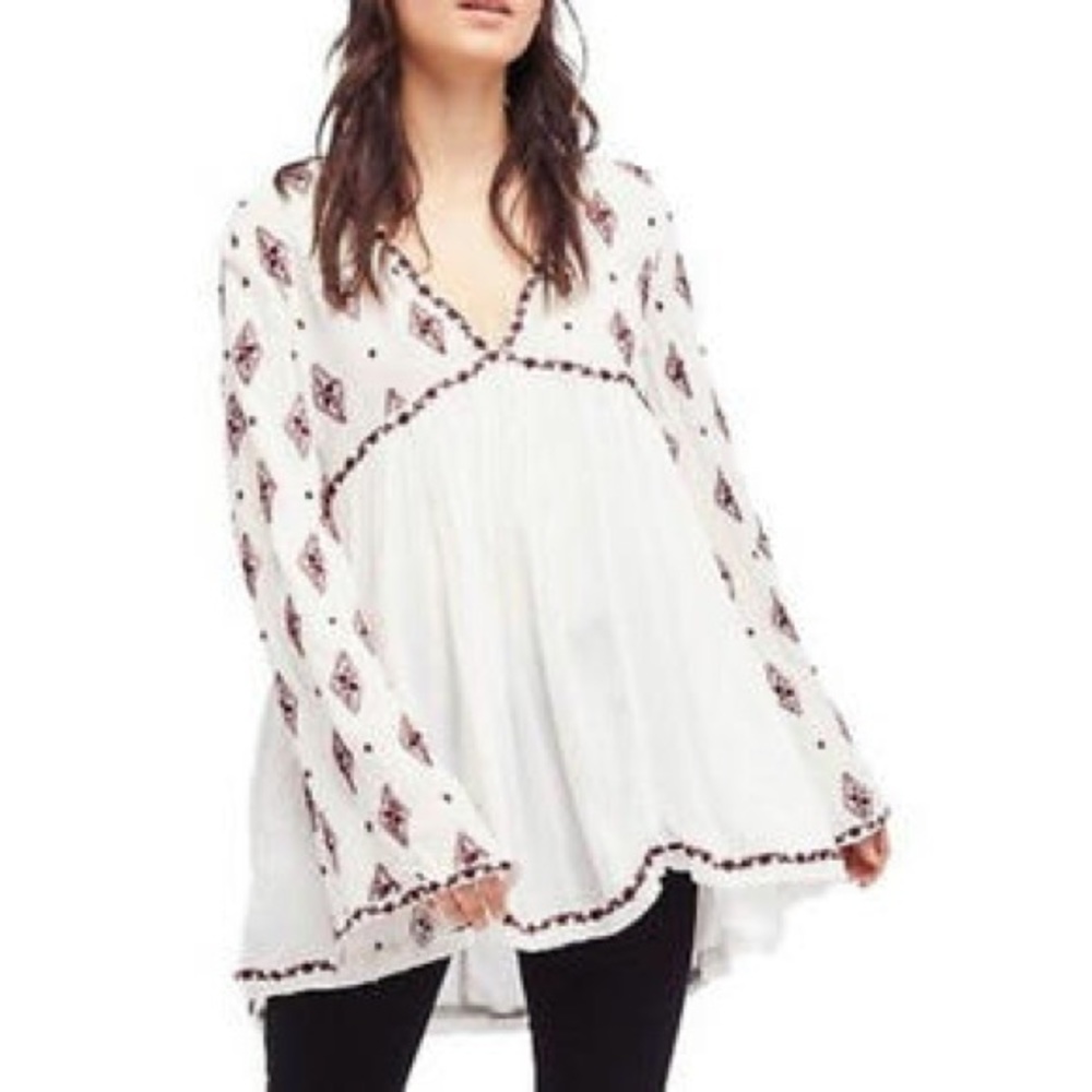 Free People Embroidered Tunic/Dress NWT